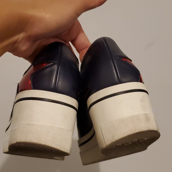 Authentic Stella McCartney Binx Star Platform Slip On - Picture 2 of 6